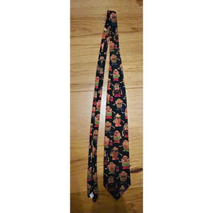 Men's Ralph Marlin Mr. Potato Head Black Multi-color Novelty Tie One Size